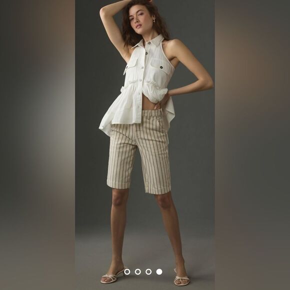 Anthropologie Pilcro Slim Trouser Bermuda Shorts. 27. NWT. - Picture 10 of 10